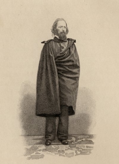 Alfred Lord Tennyson (1809-92) by English School